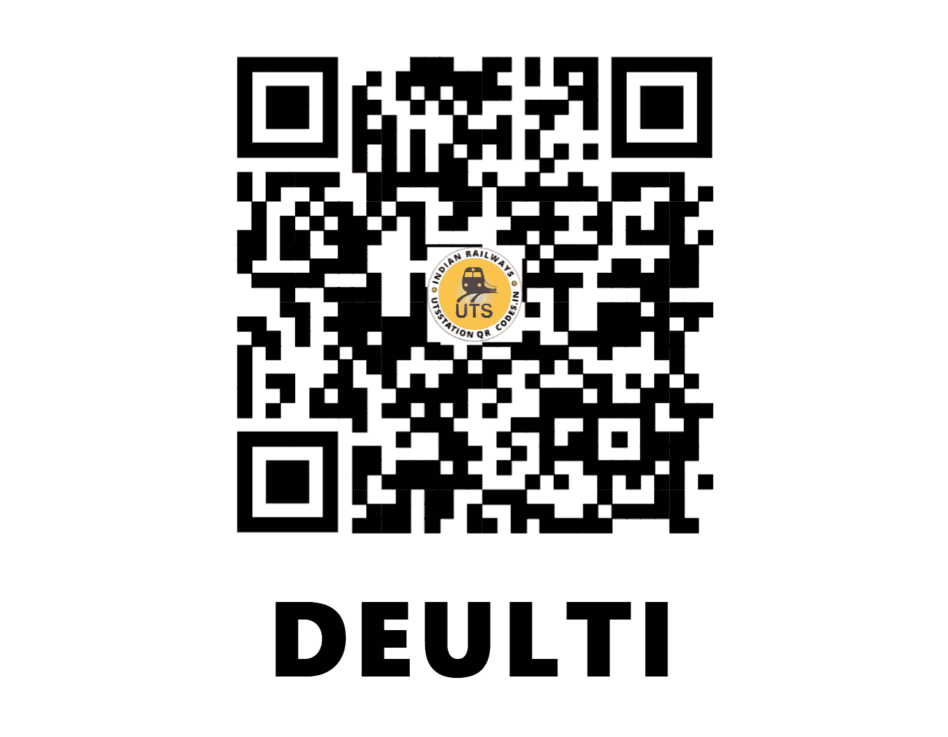 UTS QR Code for DEULTI - DTE (SE - WEST BENGAL)